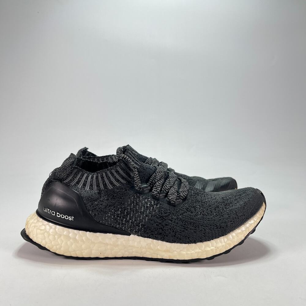 adidas UltraBoost Uncaged Carbon Black Grey Running Shoes DB1133 Womens Size 6.5